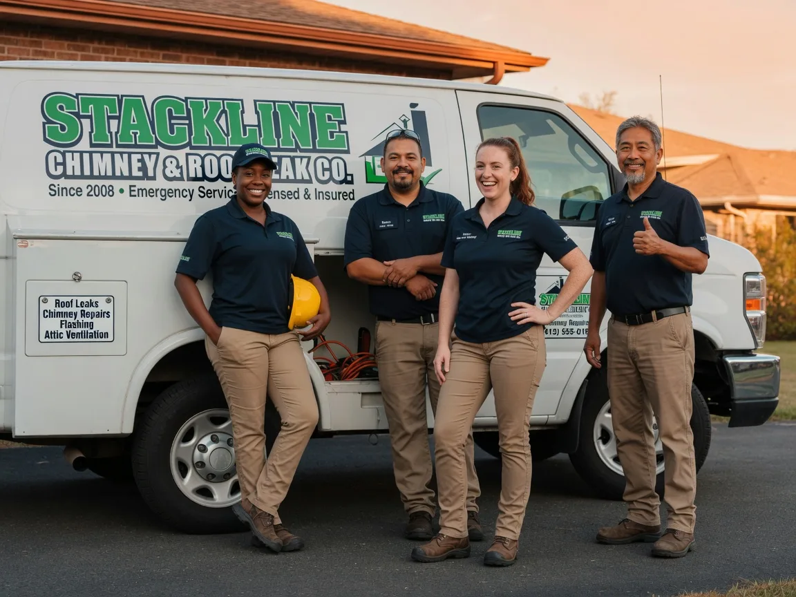 Chimney flashing repair company in Oak Ridge, NC